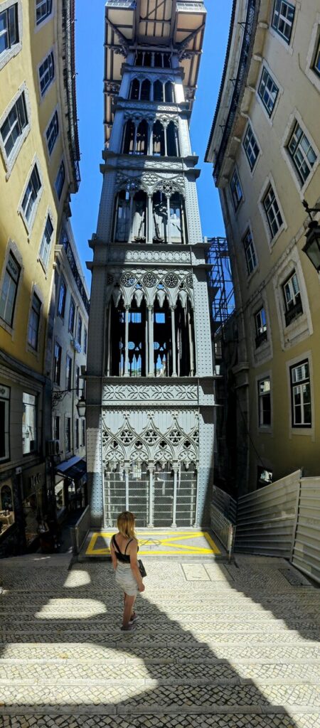 winda Santa Justa atrakcje Lizbony